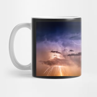 Cloudscape with thunder bolt Mug
